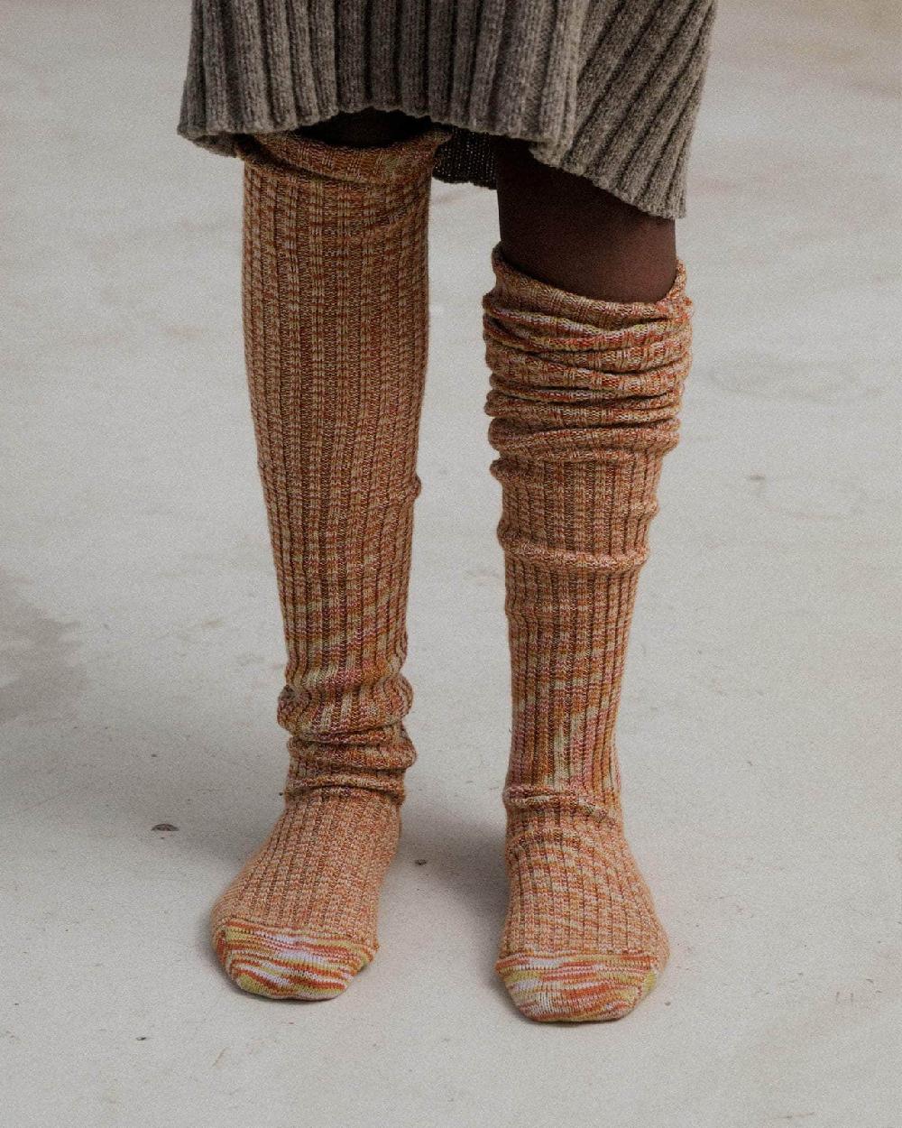 baserange Chaussettes hautes twist - Coton biologique