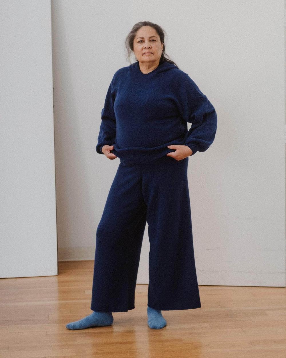 Baserange Chaussettes Mi-hautes à Boucles - Coton Biologique Texturé