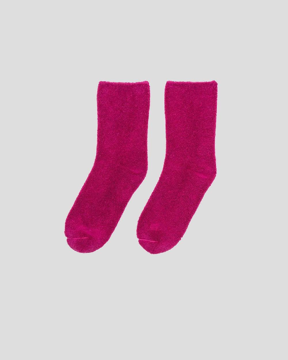 Baserange Chaussettes Mi-hautes à Boucles - Coton Biologique Texturé