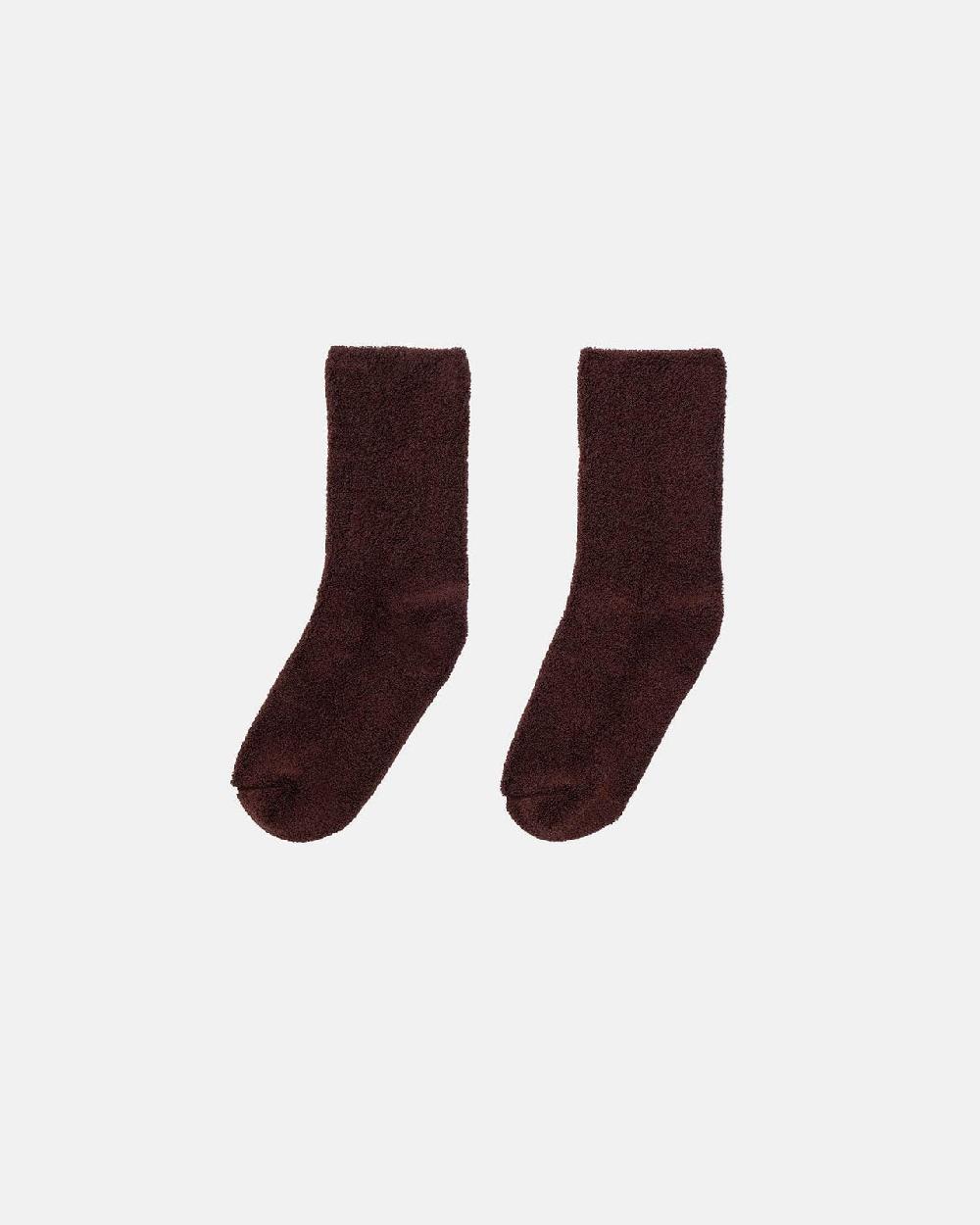 Baserange Chaussettes Mi-hautes à Boucles - Coton Biologique Texturé