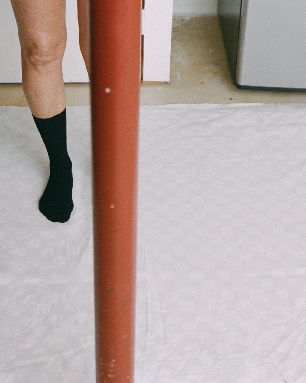 Baserange Chaussettes Mi-hautes Côtelées - Coton Biologique Côtelé