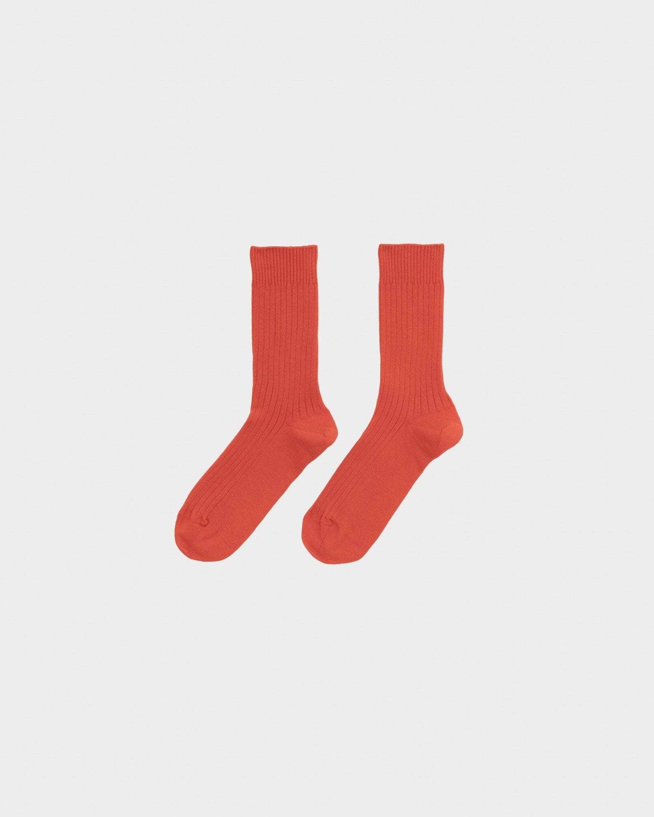 Baserange Chaussettes Mi-hautes Côtelées - Coton Biologique Côtelé