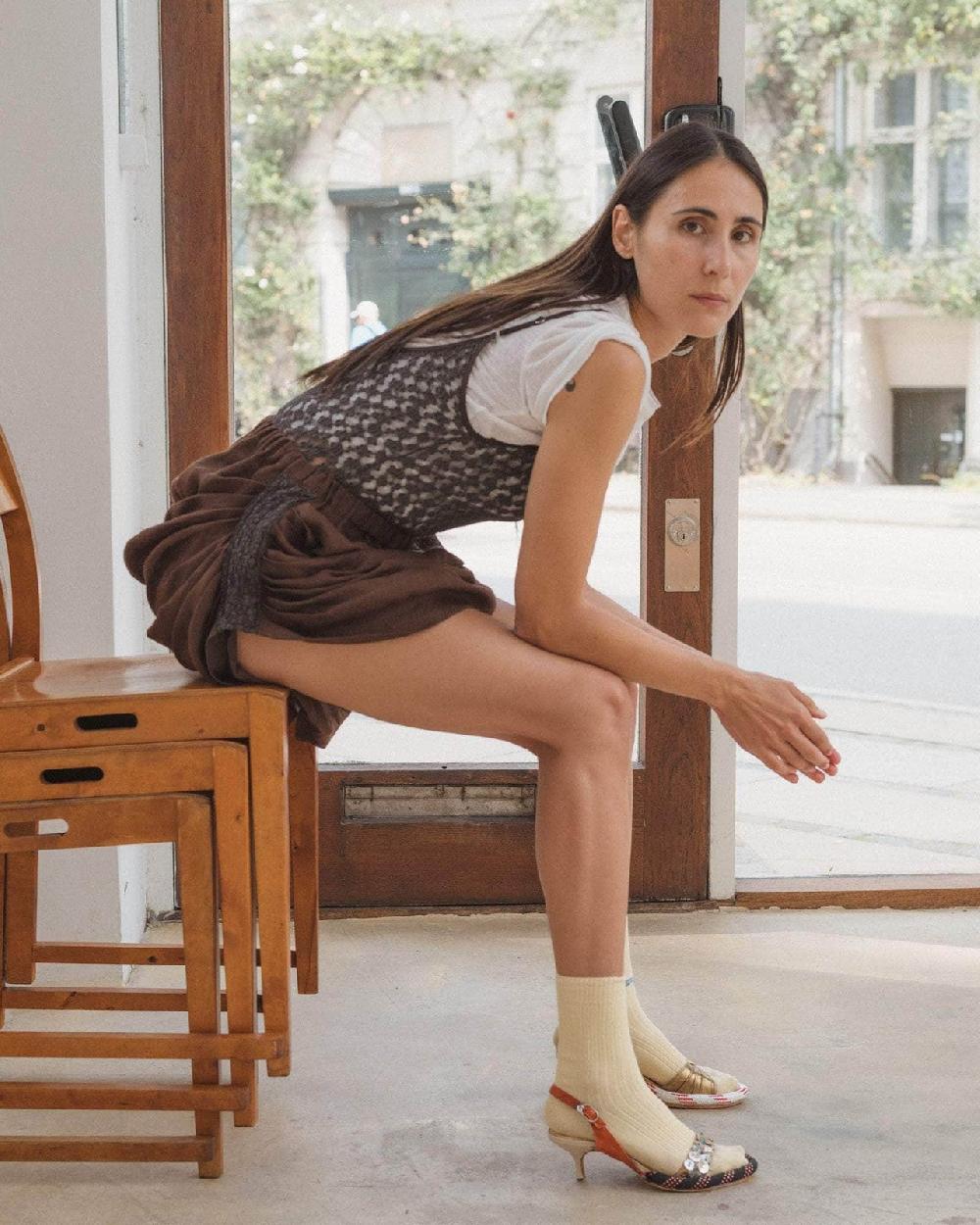 Baserange Chaussettes Mi-hautes Côtelées - Coton Biologique Côtelé