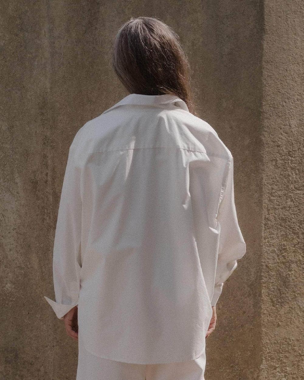 Baserange Chemise Claude - Popeline De Coton Biologique
