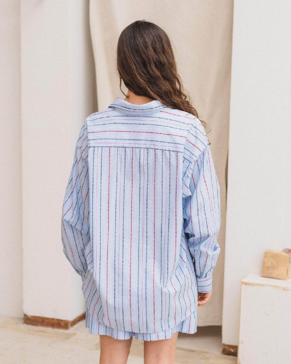 Baserange Chemise Claude - Popeline De Coton Biologique