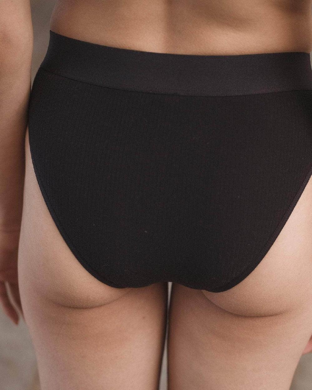 Baserange Culotte Bell élastique - Fin Coton Biologique Côtelé