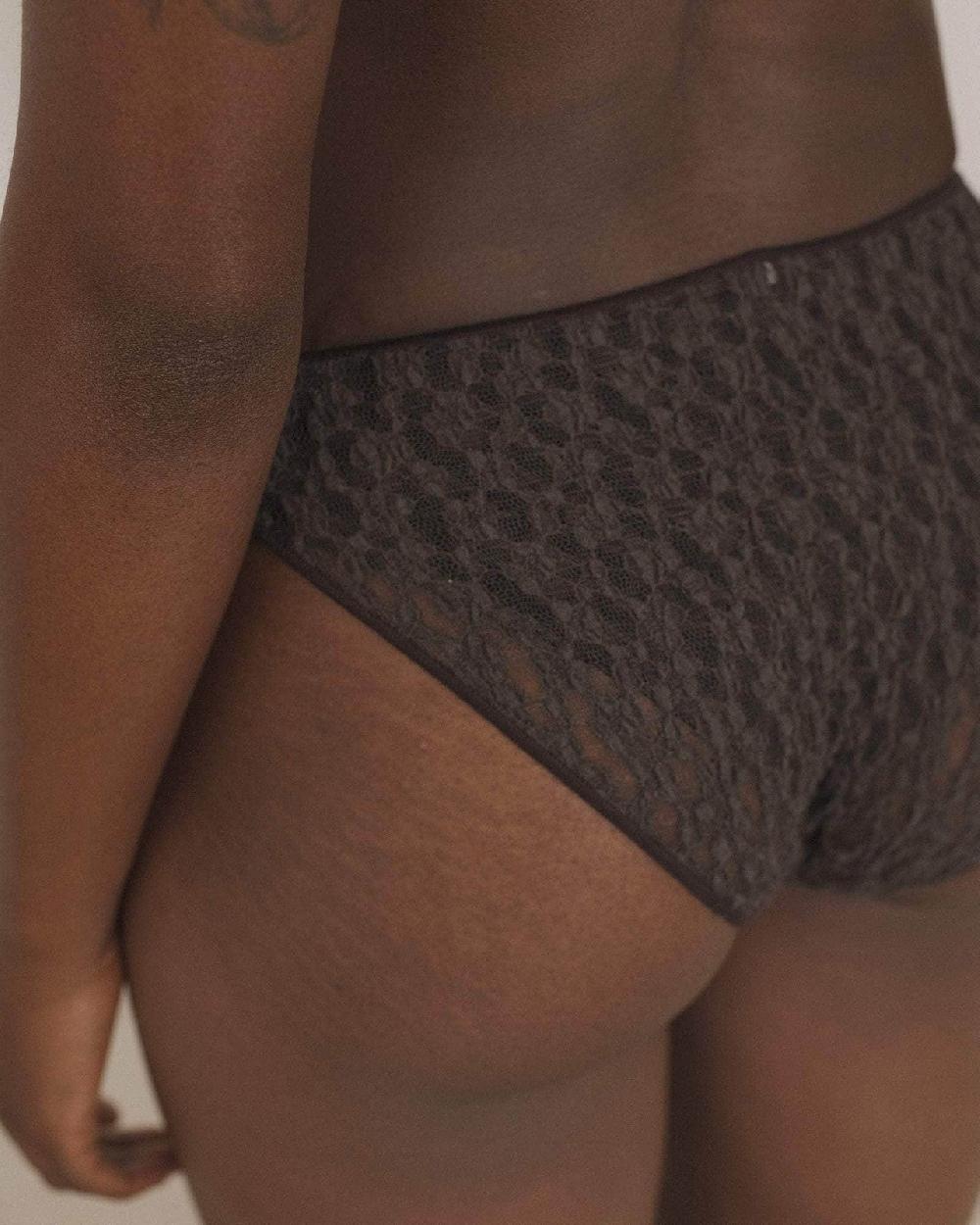 Baserange Culotte Crescent - Dentelle De Coton Biologique