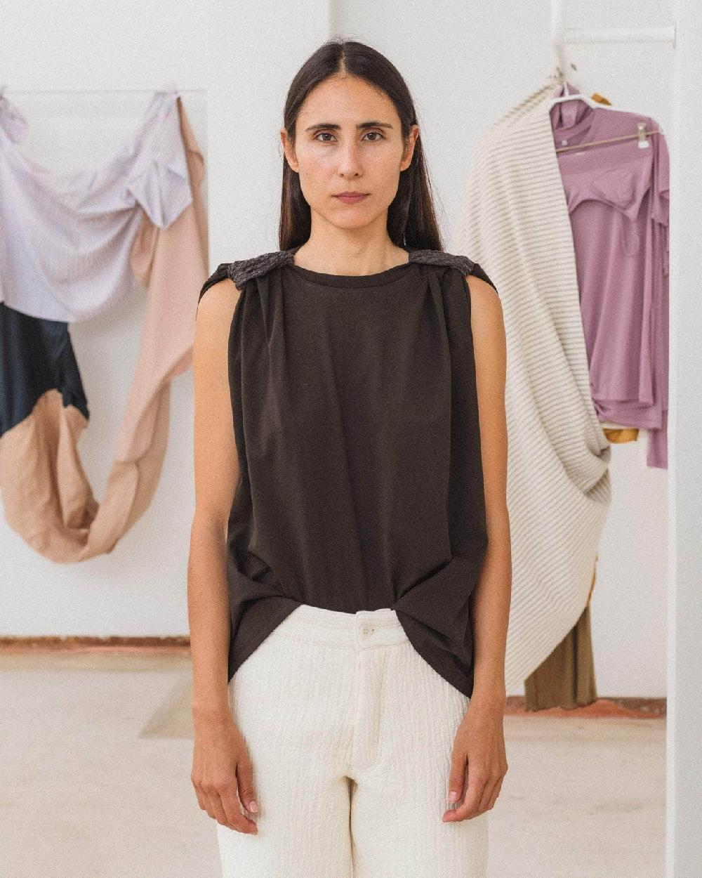 baserange débardeur rodo - Jersey de coton régénératif