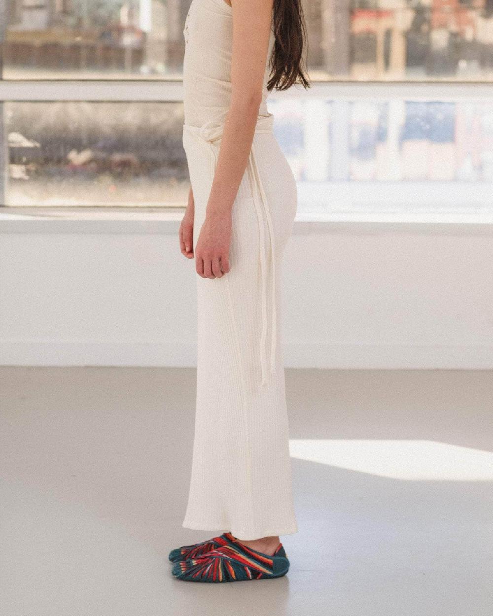 Baserange Jupe Brig - Jersey De Coton Biologique Côtelé