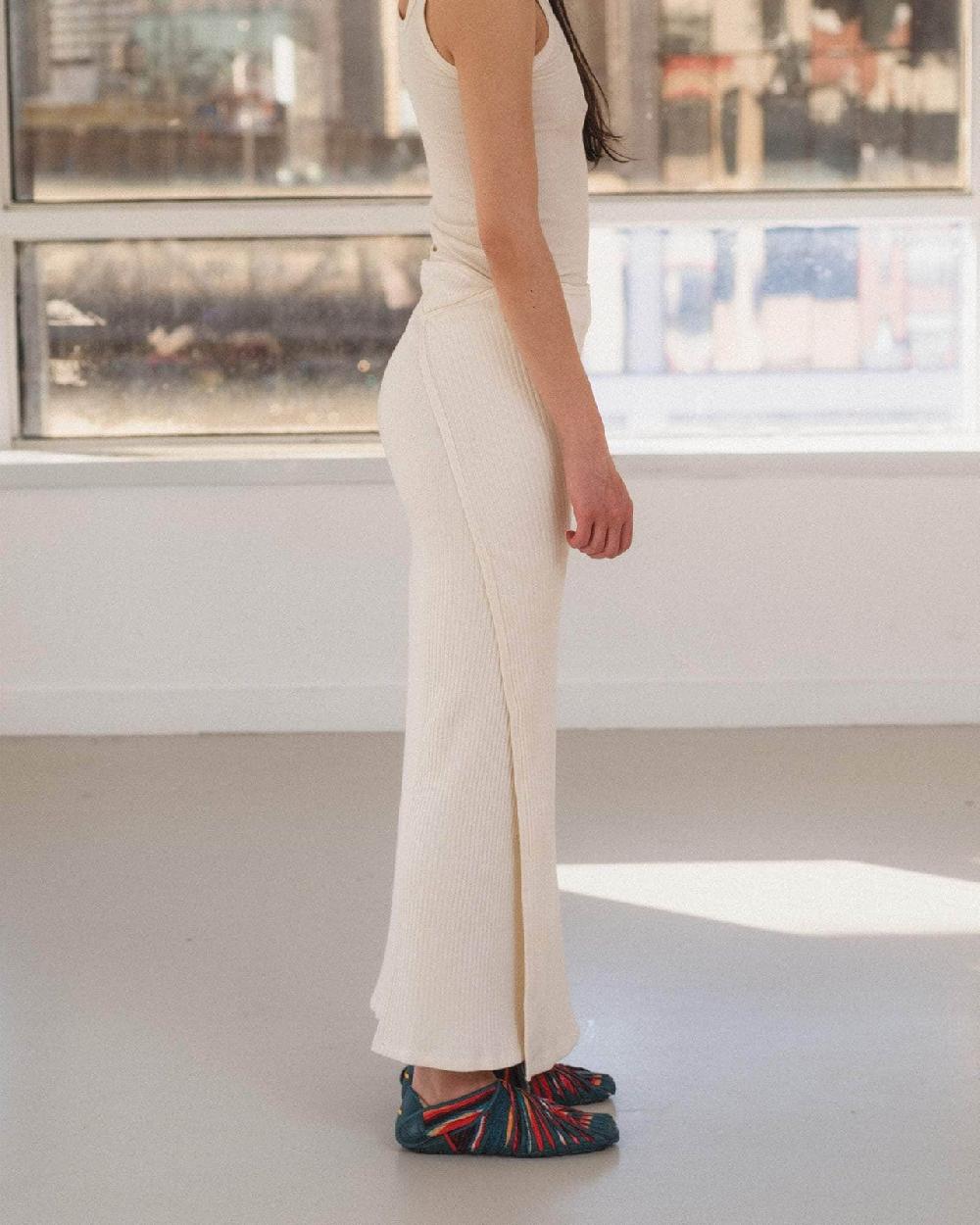 Baserange Jupe Brig - Jersey De Coton Biologique Côtelé