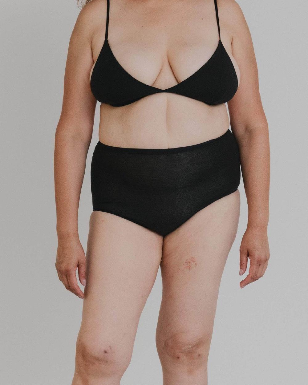 Baserange Pack - 3 Culottes Bell Taille Haute - Lyocell De Bambou