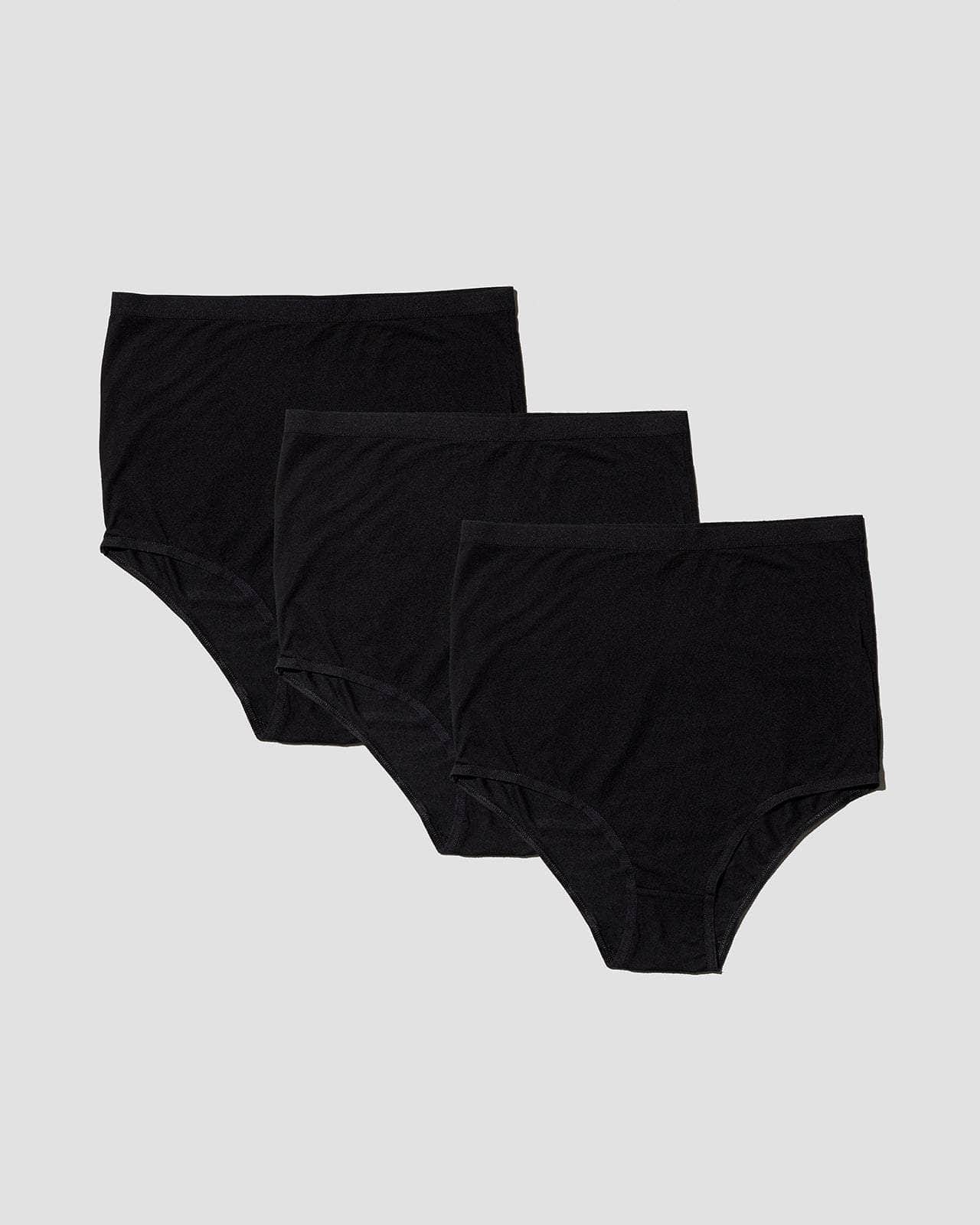 baserange pack - 3 culottes bell taille haute - Lyocell de bambou