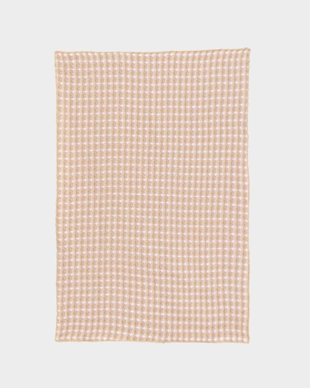 Baserange Pack De Serviettes Gaufrées - Organic Cotton Waffle