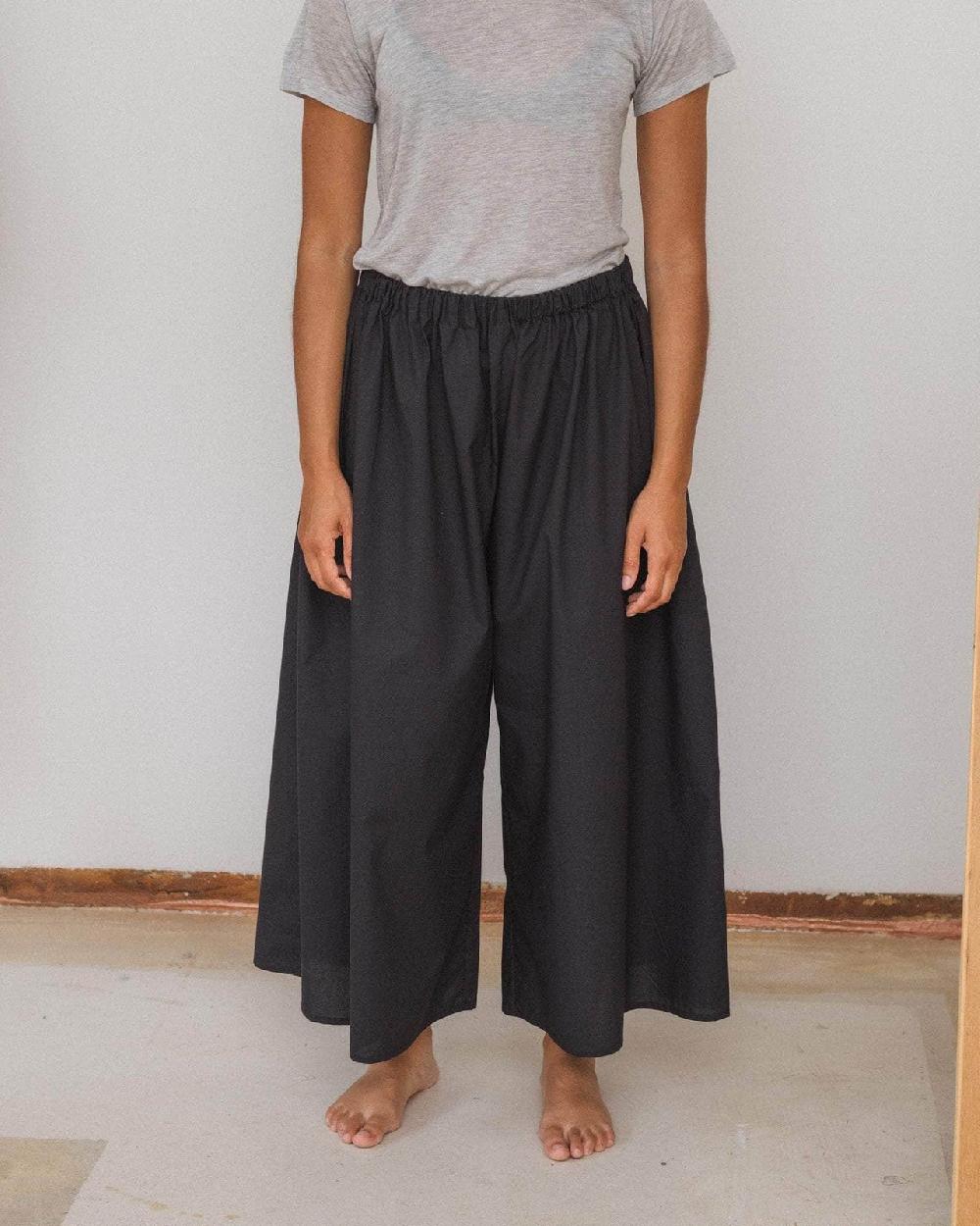 baserange pantalon cable - Popeline de coton biologique