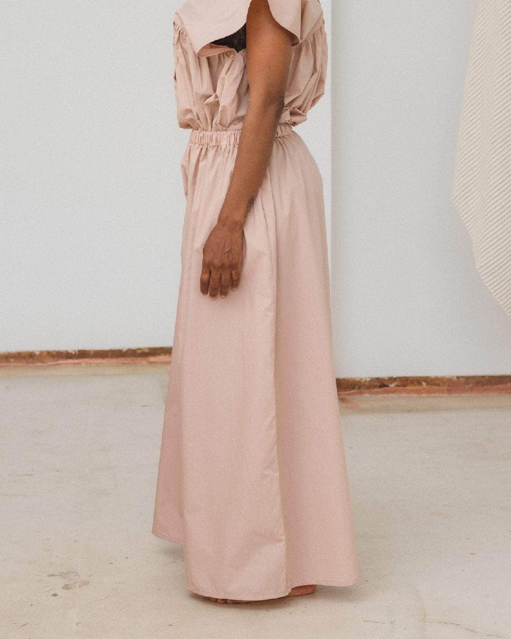 Baserange Pantalon Cable - Popeline De Coton Biologique