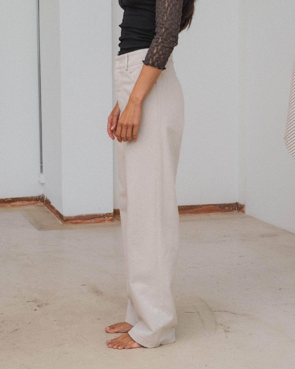 Baserange Pantalon Navalo - Denim En Coton Biologique