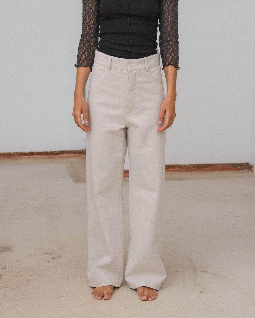 baserange pantalon navalo - Denim en coton biologique