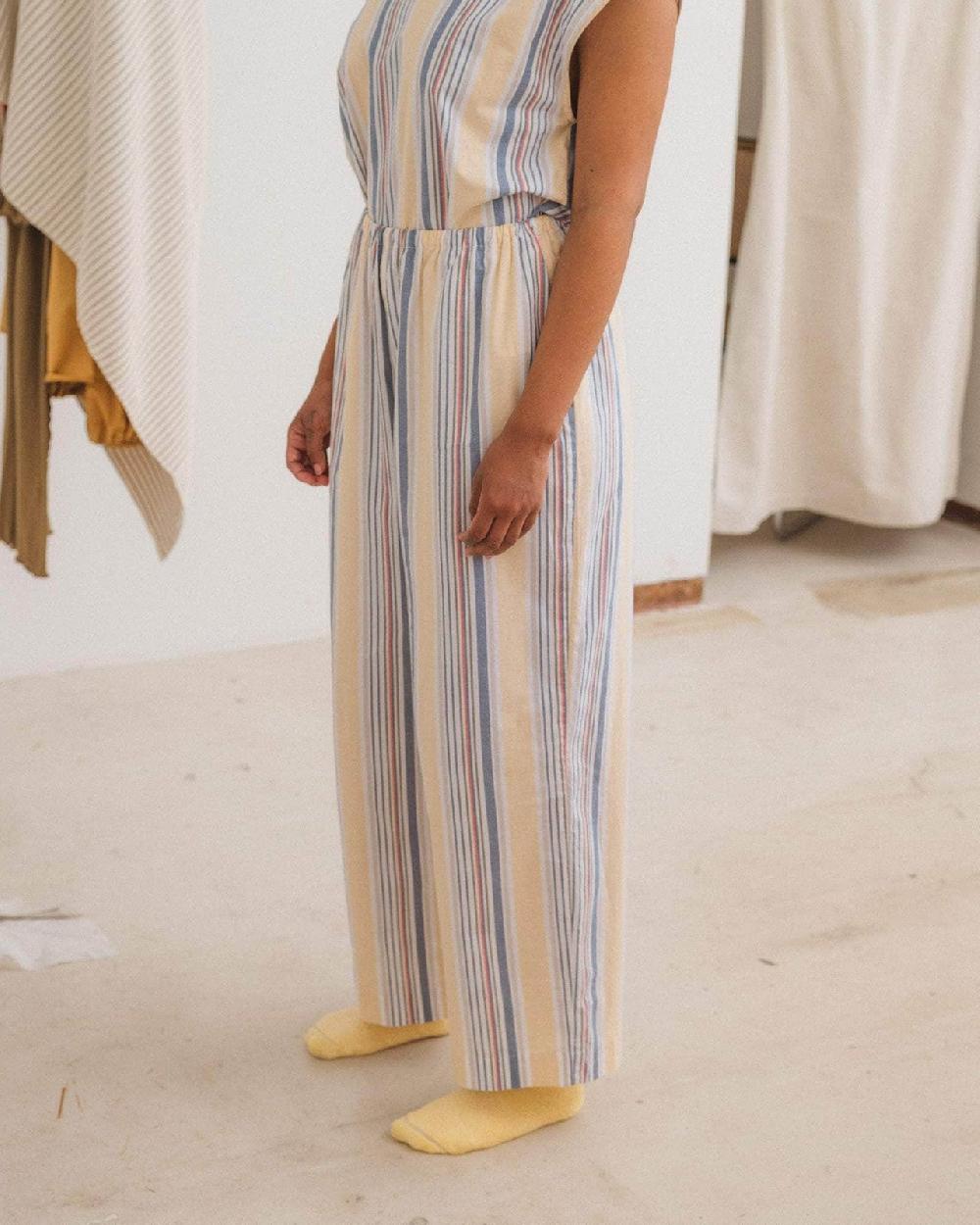 Baserange Pantalon Ole - Popeline De Coton Biologique