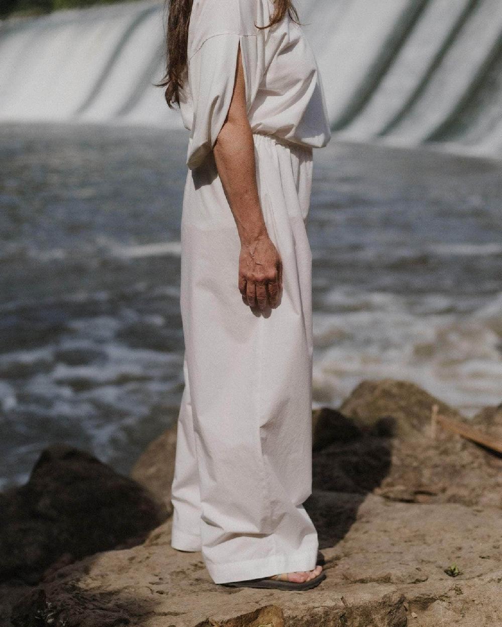 Baserange Pantalon Ole - Popeline De Coton Biologique