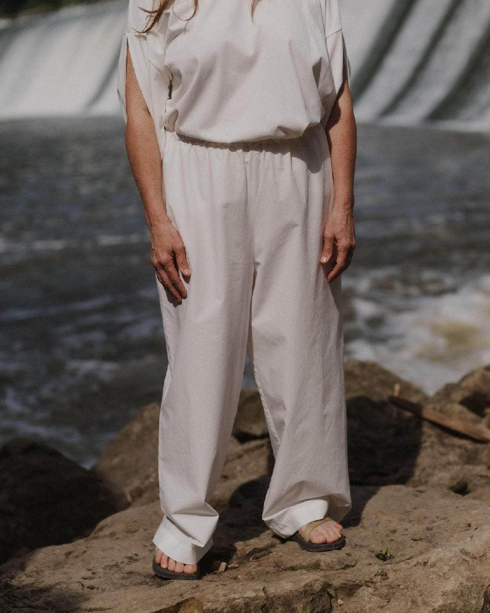 baserange Pantalon ole - Popeline de coton biologique