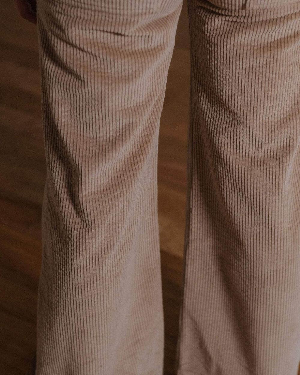 Baserange Pantalon Tajo Ample - Velours Côtelé De Coton