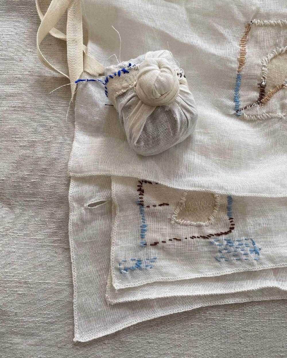 Baserange Repair - Linen Cloth & Scent Block - Deadstock Fabric