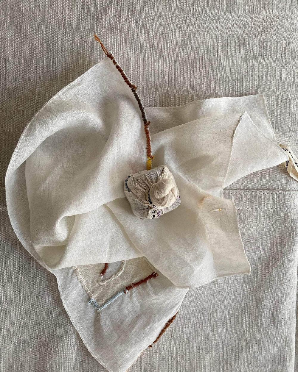 baserange Repair - linen cloth & scent block - Deadstock Fabric