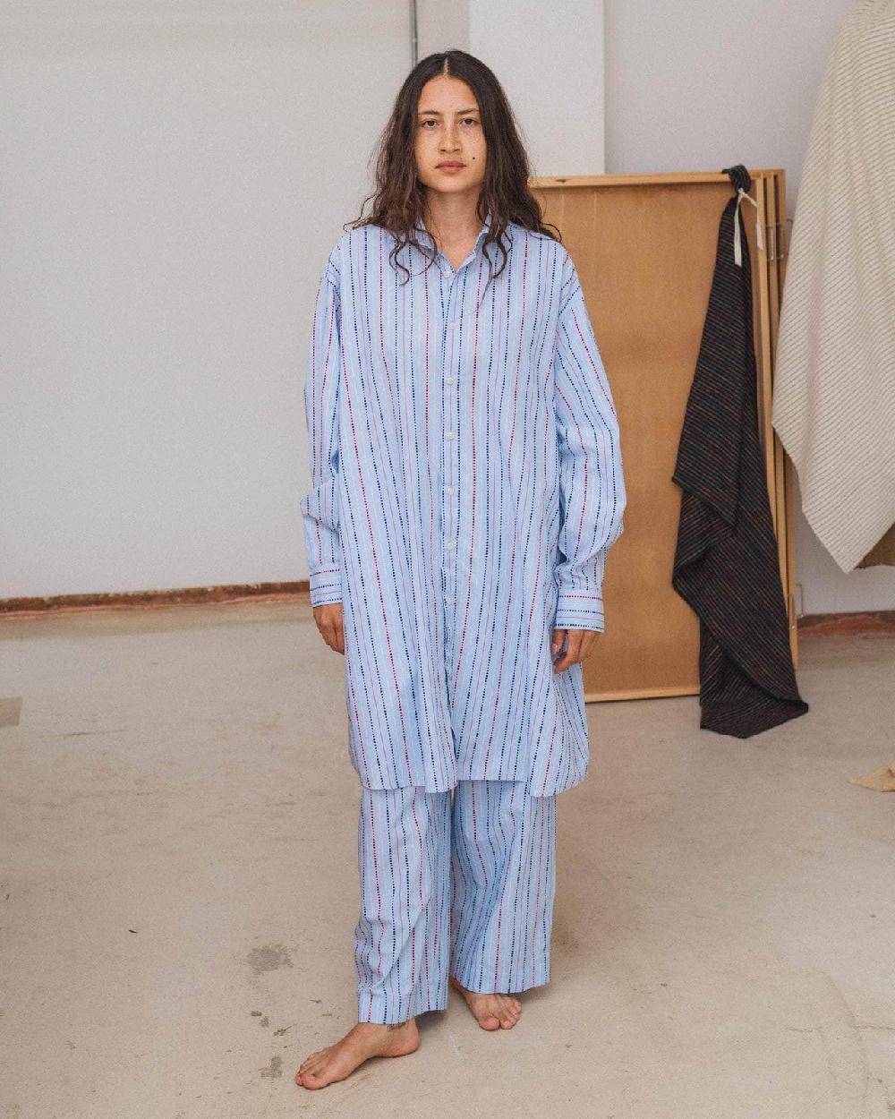 Baserange Robe Chemise Claude  - Popeline De Coton Biologique