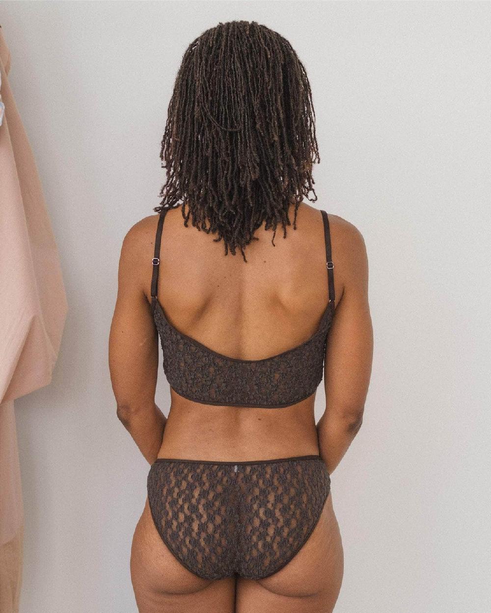 Baserange Soutien-gorge Musial - Dentelle De Coton Biologique