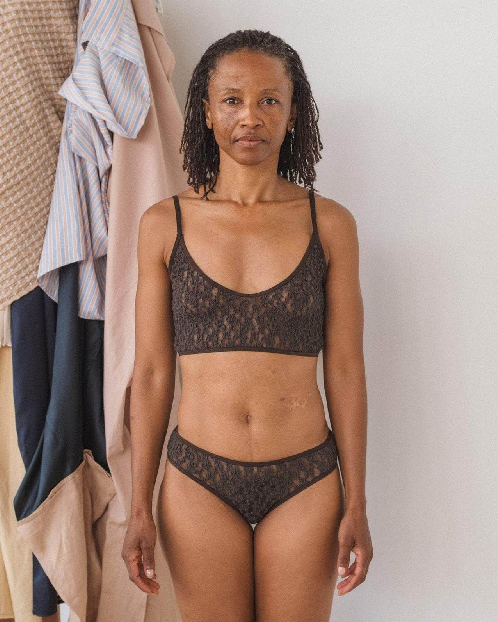 baserange soutien-gorge musial - Dentelle de coton biologique