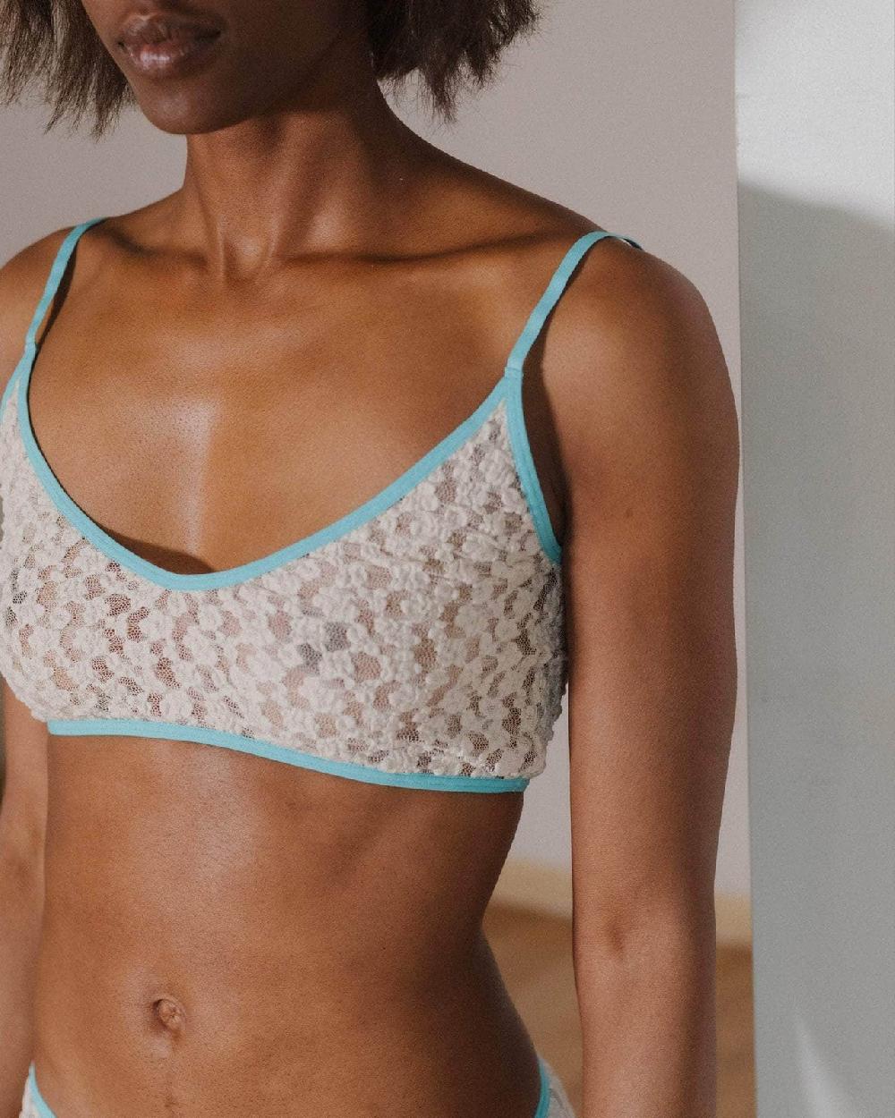 Baserange Soutiens-gorge Musial - Dentelle De Coton Biologique