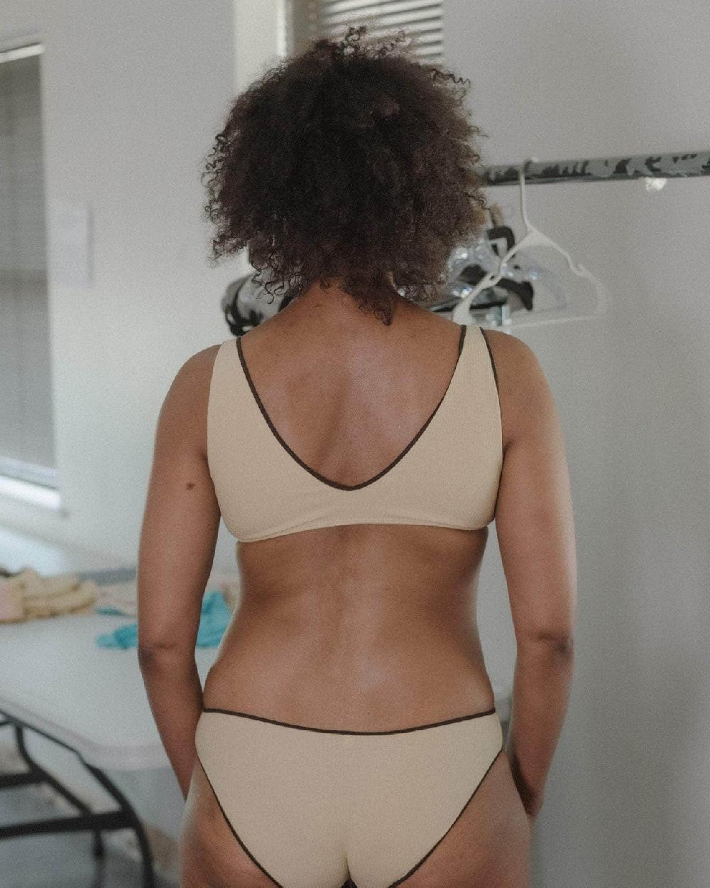 Baserange Soutiens-gorge Pam - Fin Coton Biologique Côtelé