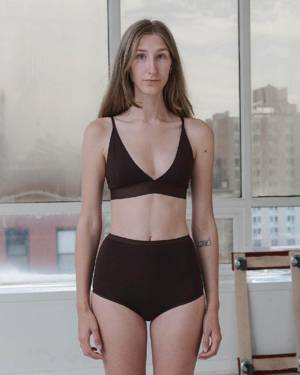 baserange Soutiens-gorge triangle - Lyocell de bambou