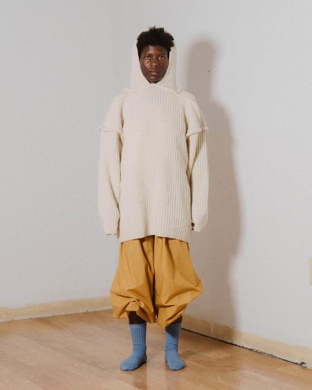 Baserange Sweat à Capuche Construct - Laine Mérinos D'Arles