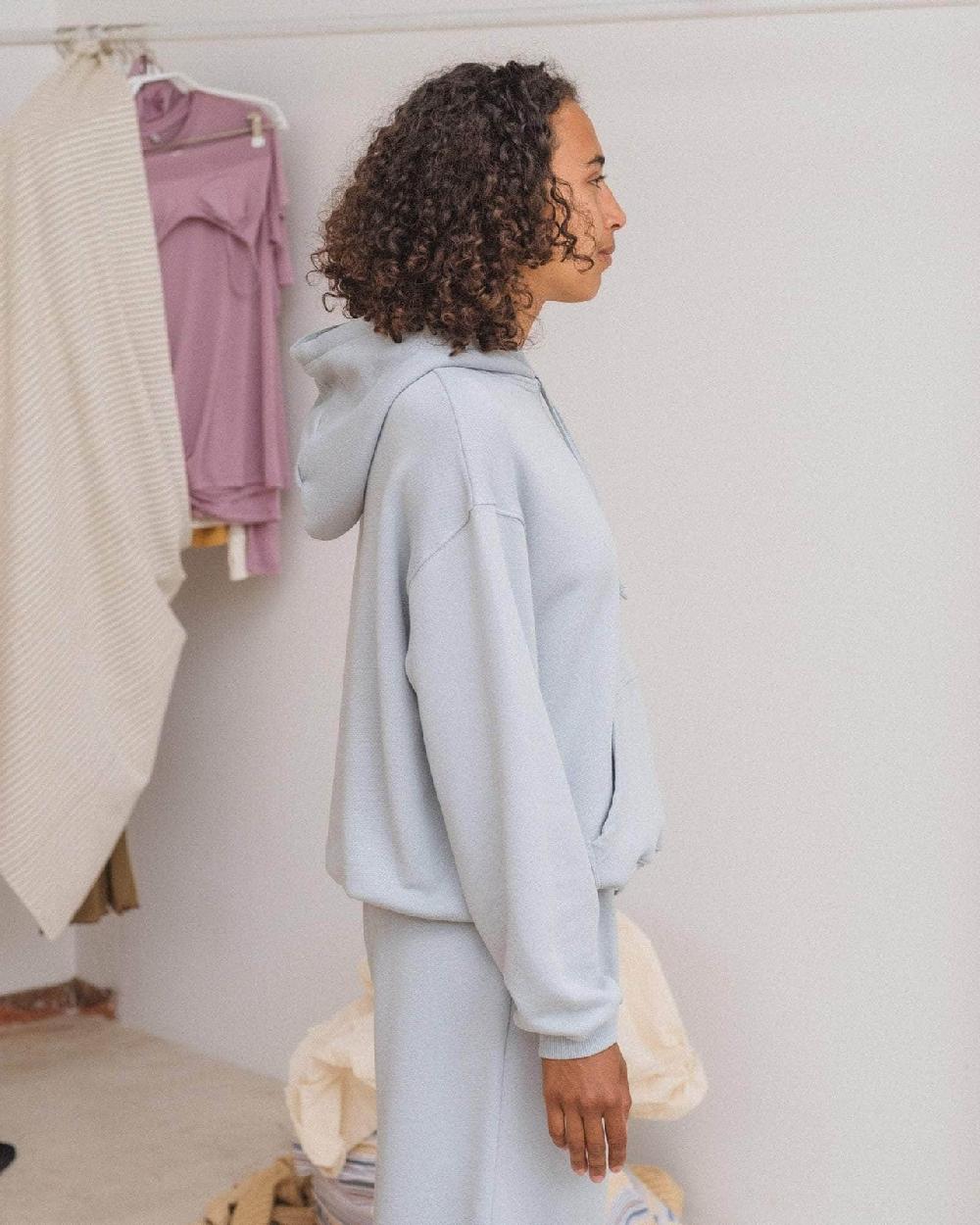 baserange Sweat à Capuches Ran - Regenerative Cotton Fleece