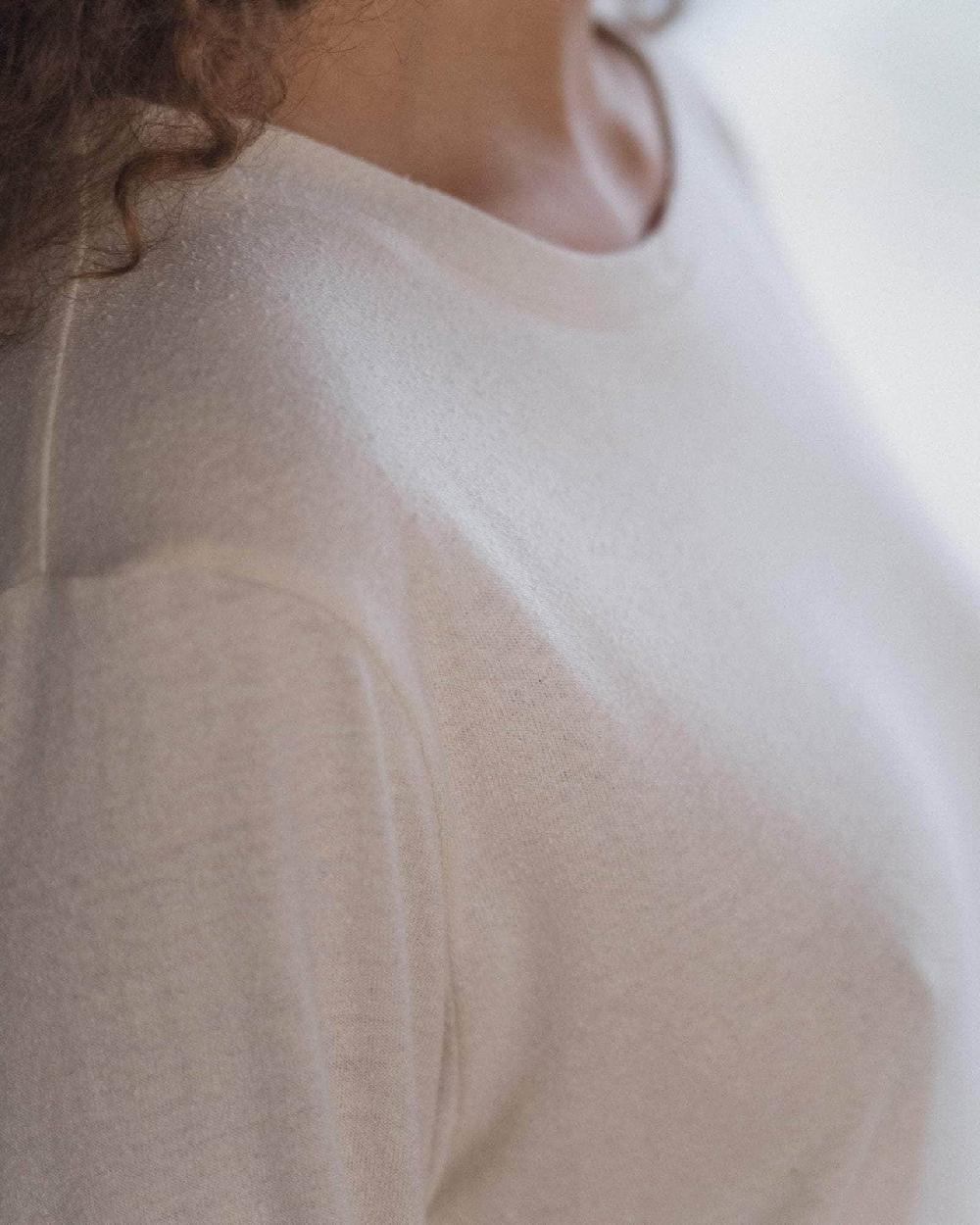 Baserange T-shirt à Manches Longues En Soie - Jersey De Soie Sauvage