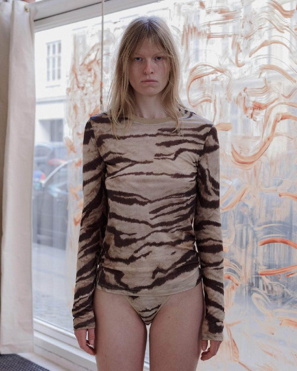 baserange t-shirt à manches longues - Lyocell de bambou