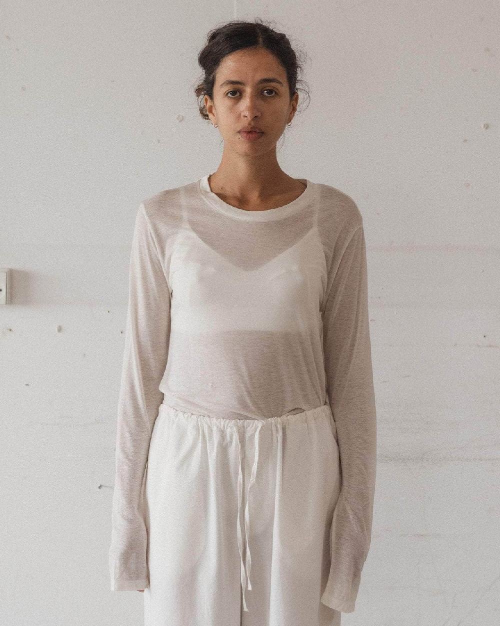 baserange T-shirt à manches longues - Lyocell de bambou