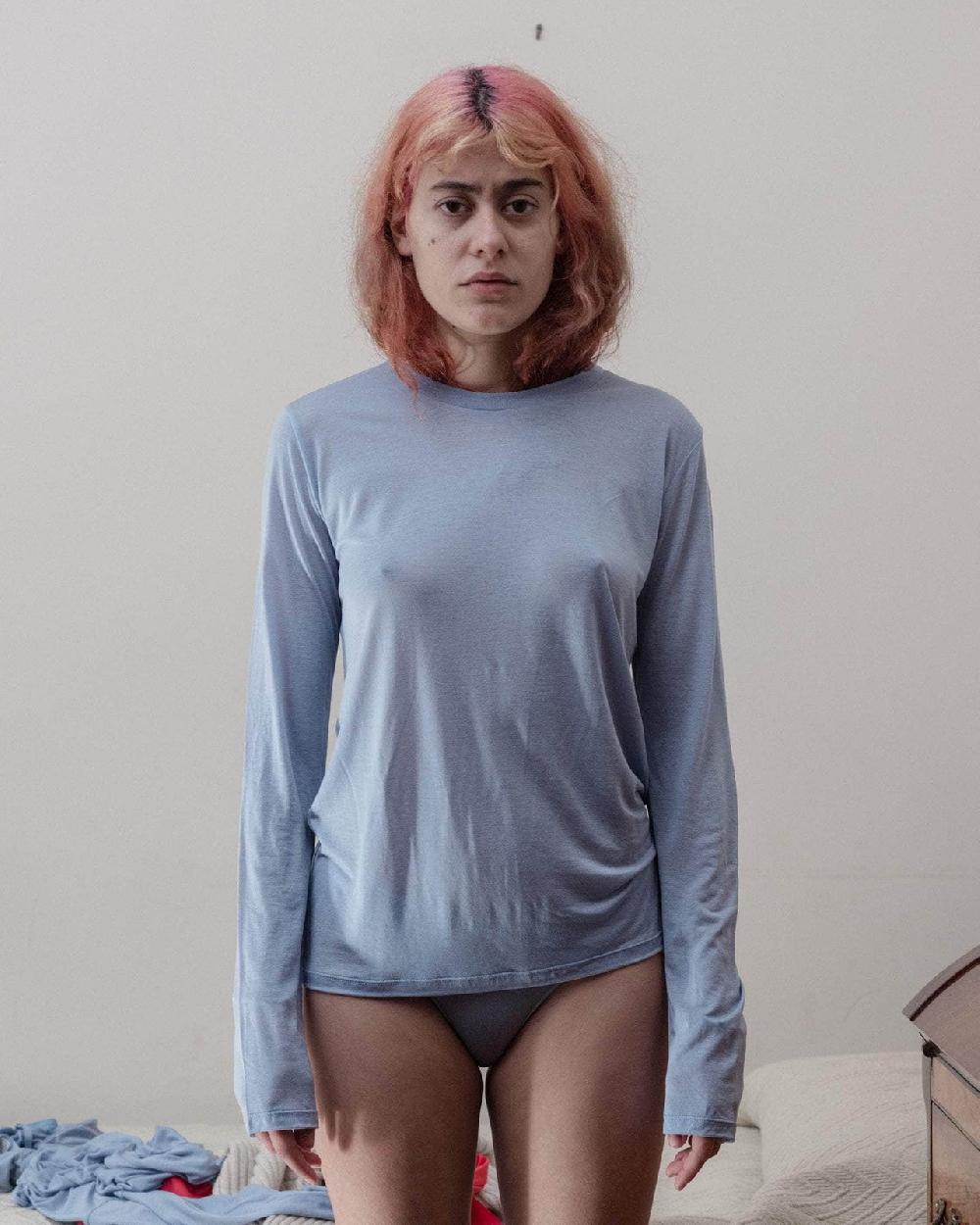 baserange t-shirt à manches longues - Lyocell de bambou