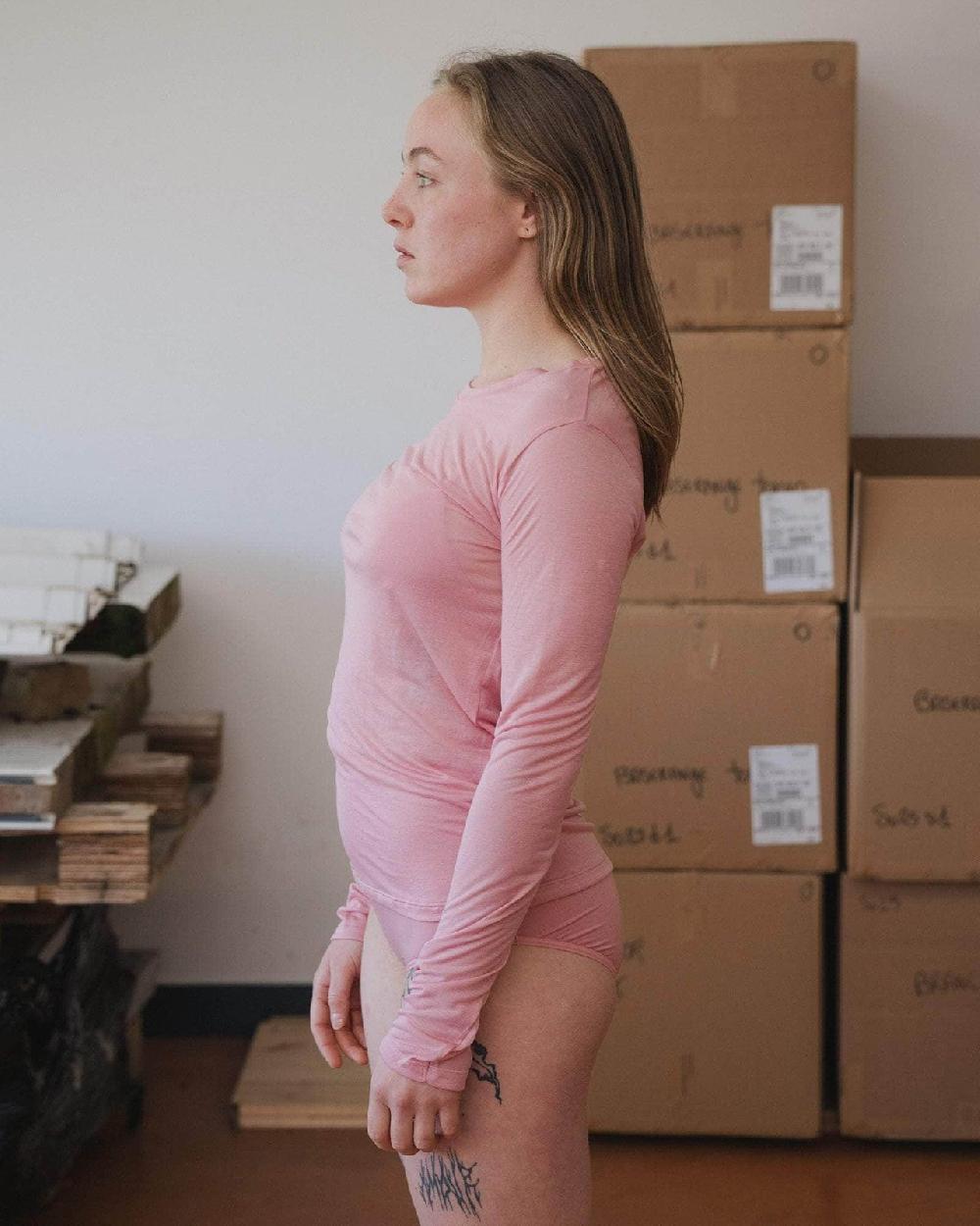 Baserange T-shirt à Manches Longues - Lyocell De Bambou