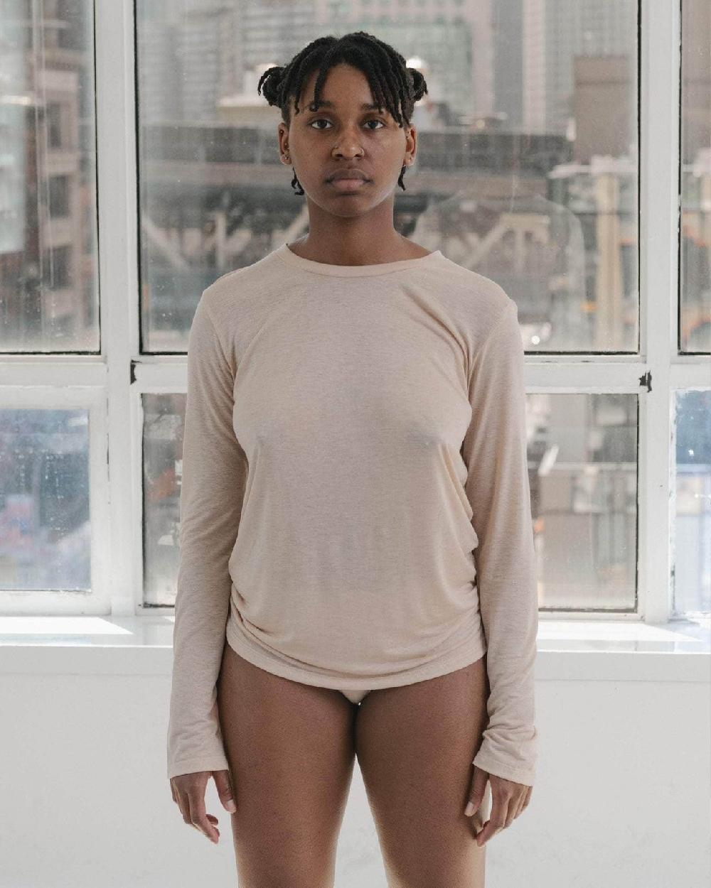 baserange t-shirt à manches longues - Lyocell de bambou