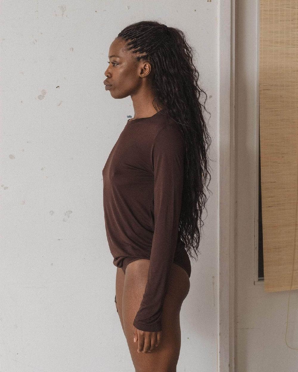 Baserange T-shirt à Manches Longues - Lyocell De Bambou