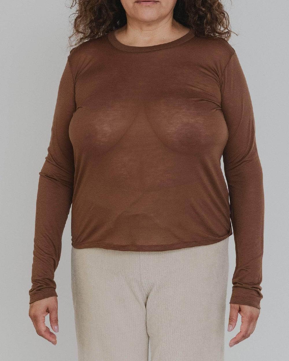 Baserange T-shirt à Manches Longues - Lyocell De Bambou