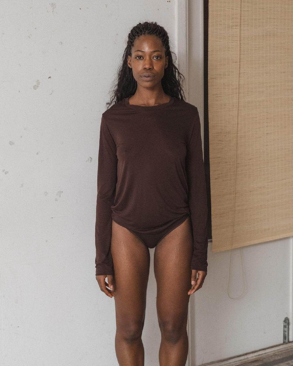 Baserange T-shirt à Manches Longues - Lyocell De Bambou