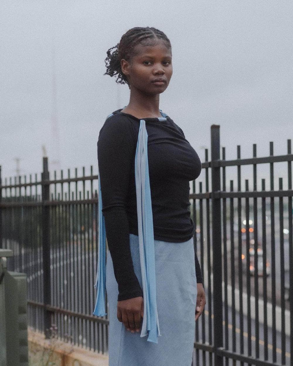 Baserange T-shirt Circ à Manches Longues - Fin Coton Biologique Côtelé