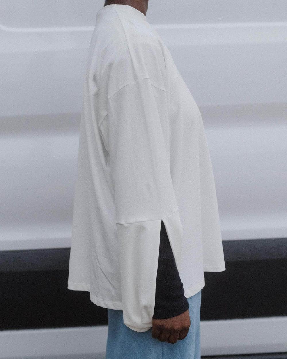 Baserange T-shirt Harbour à Manches Longues - Jersey De Coton Biologique