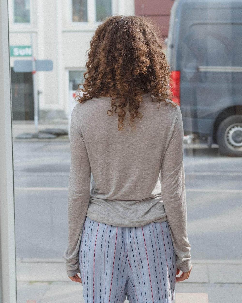 Baserange T-shirt Manches Longues - Viscose De Bambou