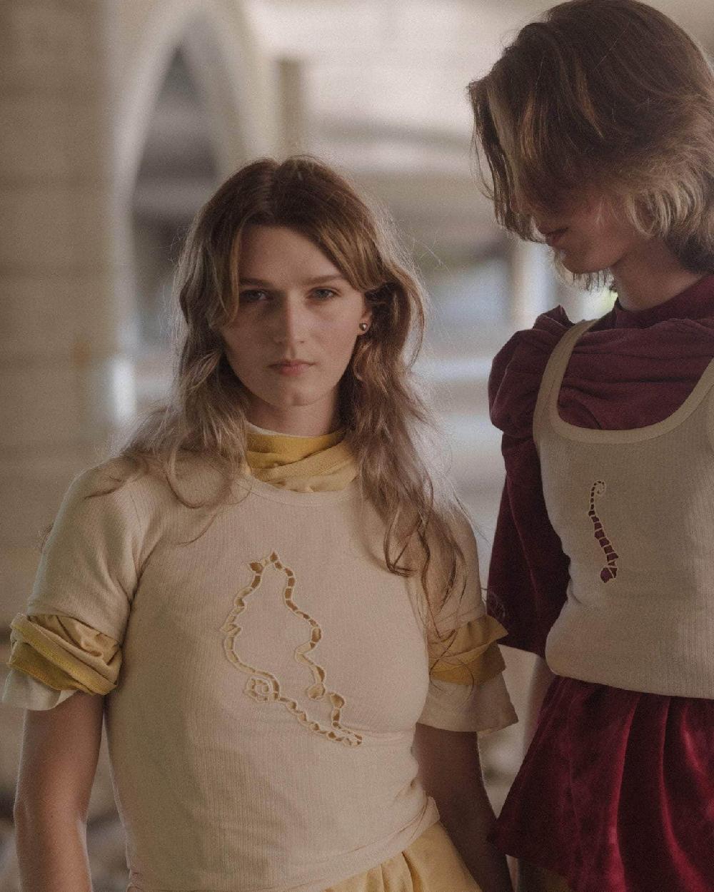 Baserange T-shirt Ponte - Fin Coton Biologique Côtelé