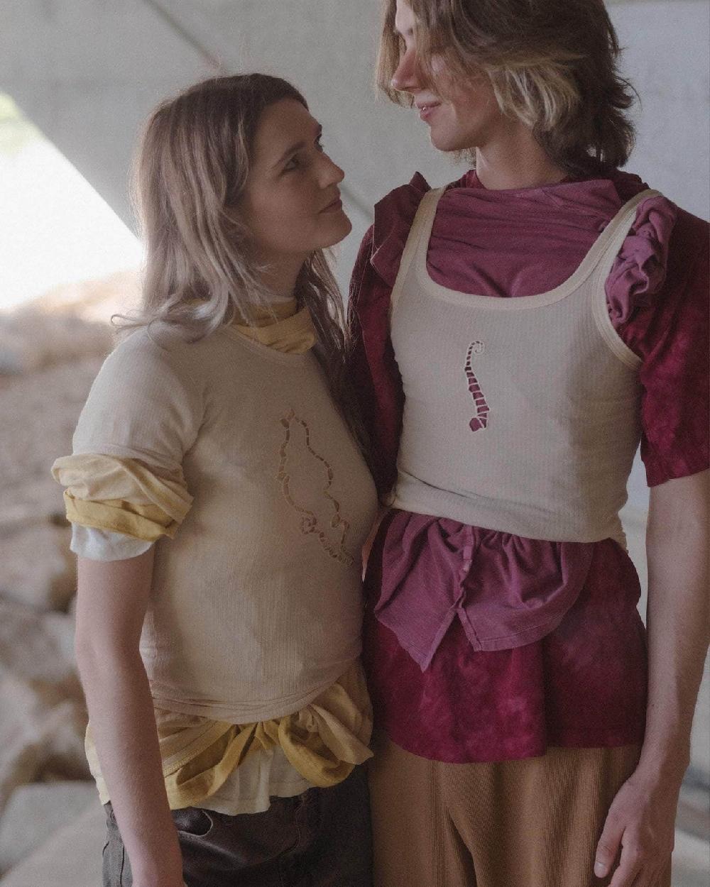 Baserange T-shirt Ponte - Fin Coton Biologique Côtelé