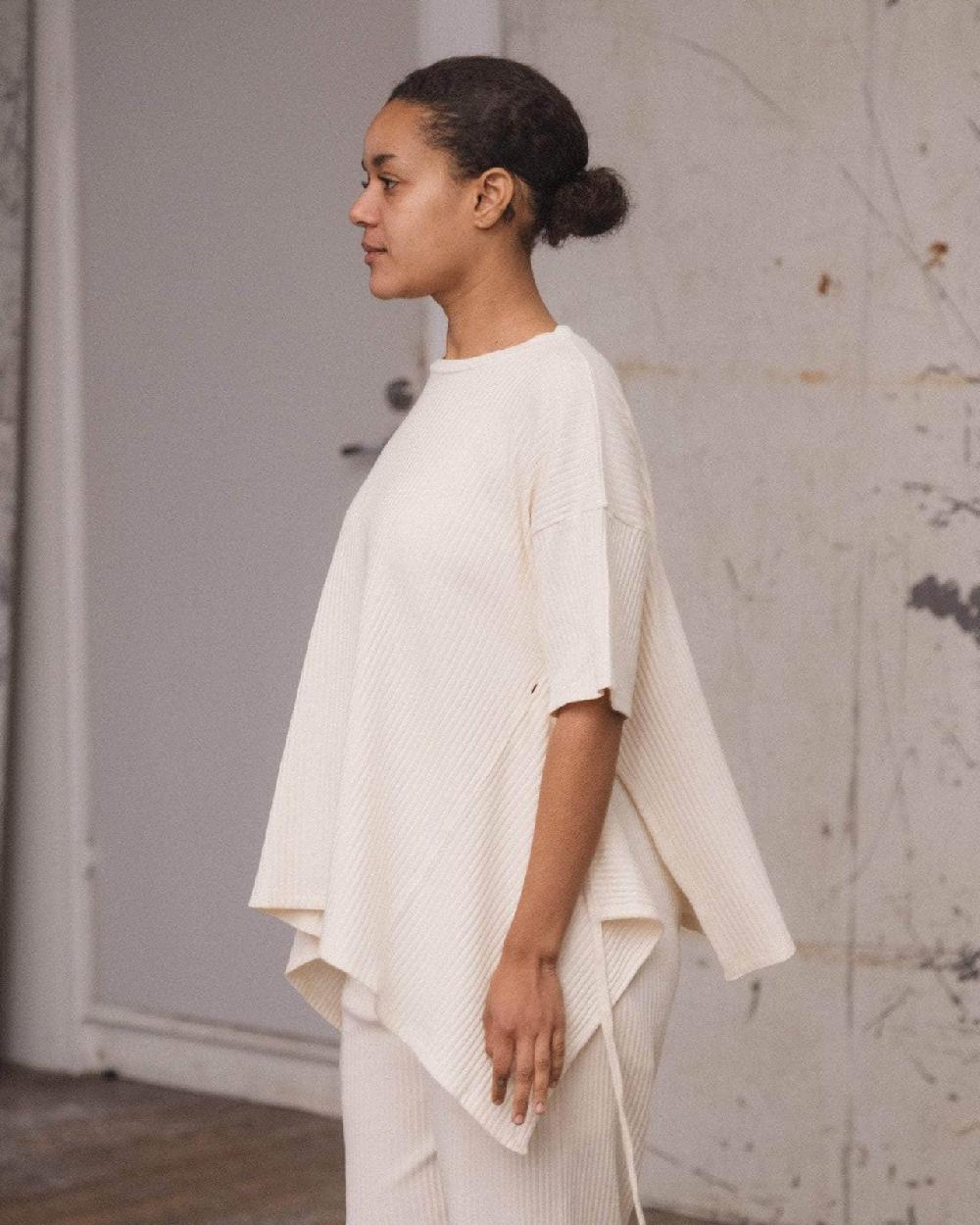 Baserange T-shirt Shaw - Molleton De Coton Biologique